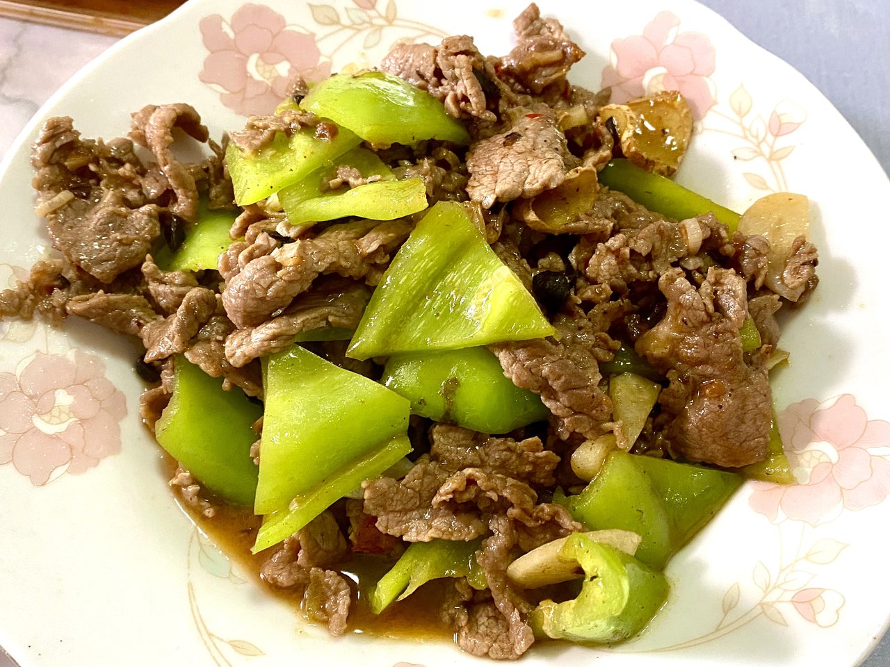 小炒黄牛肉