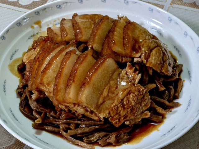 干豇豆扣肉