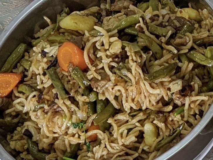 扁豆焖面