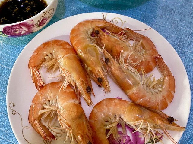 白灼大虾