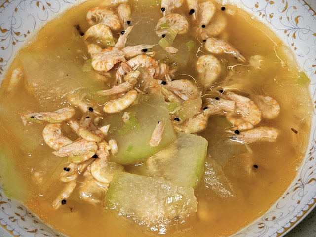 磷虾冬瓜汤