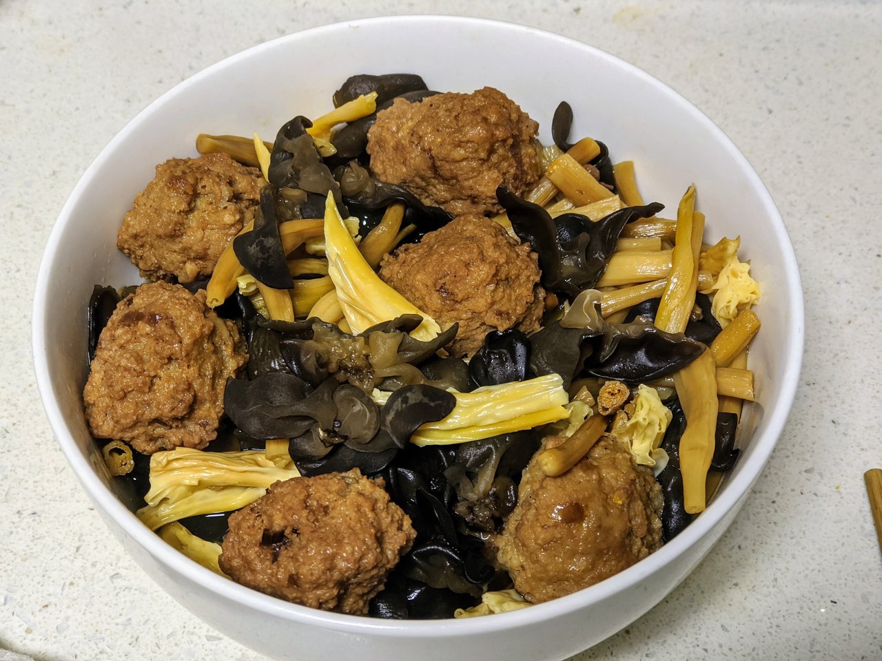 羊肉丸子蒸碗