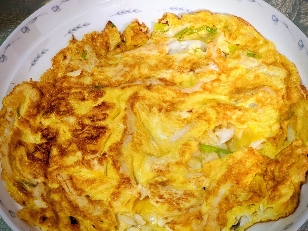银鱼煎蛋