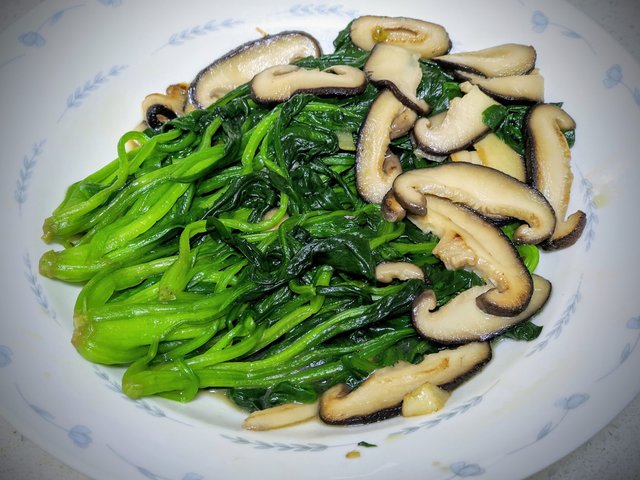 香菇菠菜