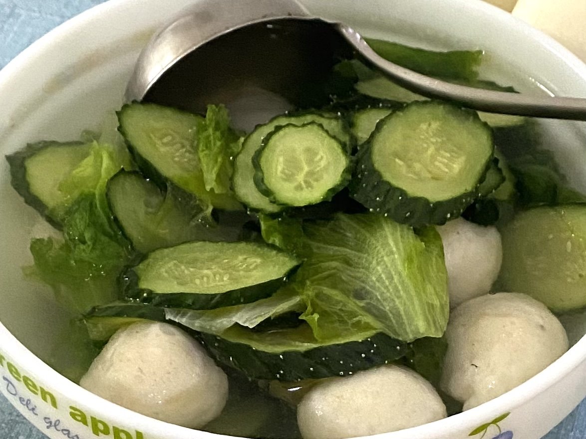 鱼丸黄瓜汤