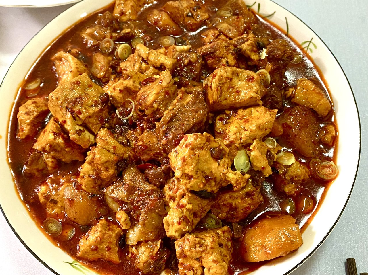 麻辣羊排豆腐